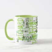 cool & nom moderne de chaux, tasse de typographie (Gauche)
