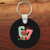 Cool Nutcracker Christmas 67 Six Seven Gen Alpha S Sleutelhanger (Voorkant)