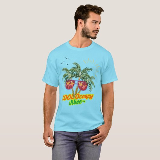 Cool Oceany Vibes T-shirt (Voorkant volledig)