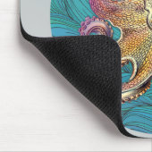 Cool octopus print muismat (Hoek)