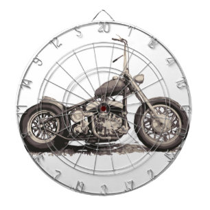 Cool Old Motorbike Dartbord
