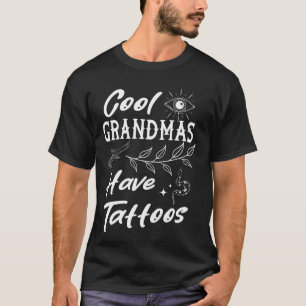 Cool Oma's Hebben Tattoos Kunst Grappig Oma Tatto T-shirt
