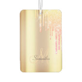 Cool Ombre Glitter-schijven Luchtverfrisser (Achterkant)