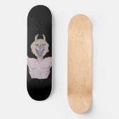 cool on-off afbeelding van demonisch monster skateboard (Voorkant)