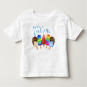 Cool One Boys 1e Verjaardag Popsicle Kinder Shirts (Voorkant)