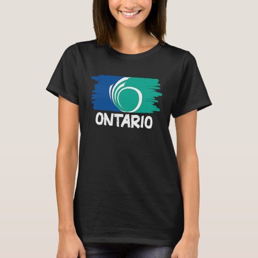 Cool Ontario Flag T-shirt (Voorkant)