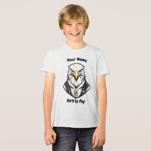 cool ontwerp met Eagle - Born to Fly Tri-Blend Shirt