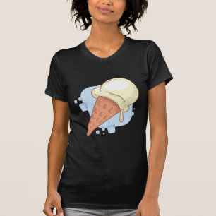 Cool Ontwerp van Vanille Ijs T-shirt