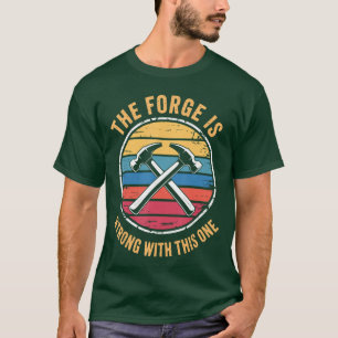 Cool ontwerp voor mannen vrouwen smeden t-shirt