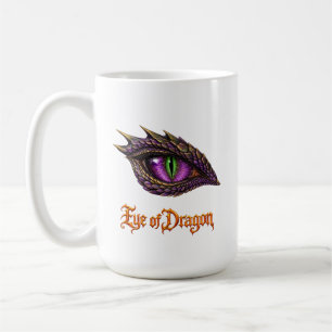 Cool Oog van Draak Paarse Draak Liefhebber Oogbal Koffiemok