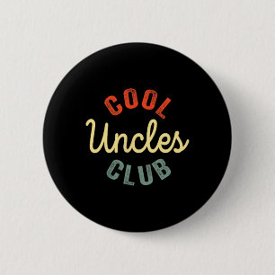 Cool Ooms Club Beste Oom Ever Grappige Vaders Dag Ronde Button 5,7 Cm