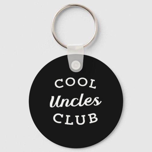 Cool Ooms Club Beste Oom Ever Grappige Vaders Dag Sleutelhanger (Voorkant)