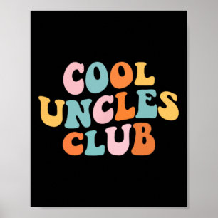 Cool Ooms Club Beste Oom Ooit Grappig Pocket Fath Poster
