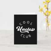 Cool Ooms Club Beste Oom Ooit Grappige Pocket Kaart (Gele Bloem)