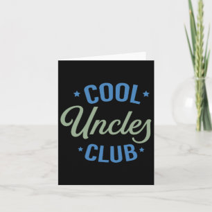 Cool Ooms Club Beste Oom Ooit Grappige Zak Fath Kaart