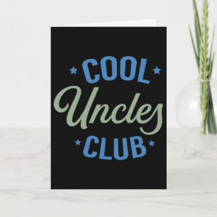 Cool Ooms Club Beste Oom Ooit Grappige Zak Vader Kaart