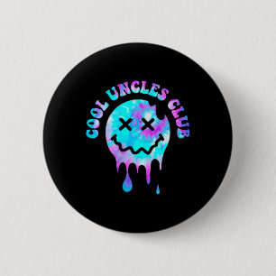 Cool Ooms Club Groovy Oom 2-zijdig Heren Vaderdag Ronde Button 5,7 Cm