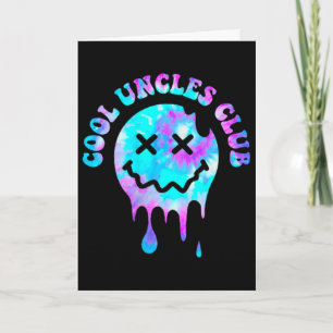 Cool Ooms Club Groovy Oom 2 Zijdige Heren Vaderdag Kaart