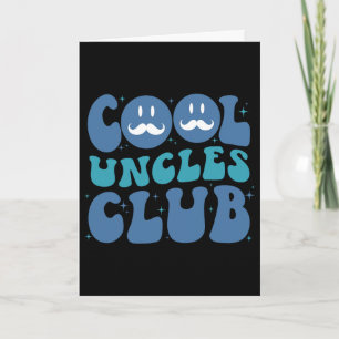 Cool Ooms Club Groovy Retro Vaderdag Nieuwe Oom Kaart