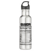 cool opa feiten woord kunst waterfles  (Voorkant)