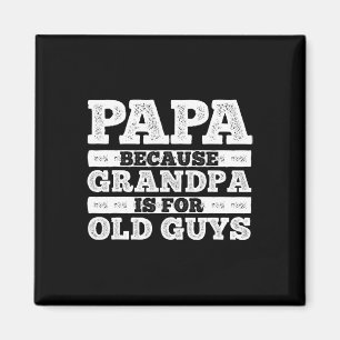 Cool Opa Kunst voor mannen Opa Ouder  Magneet