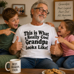 Cool opa leuk verjaardagscadeau voor opa t-shirt
