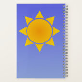 Cool Orange Sun avec Green Shades Journal (Verso)