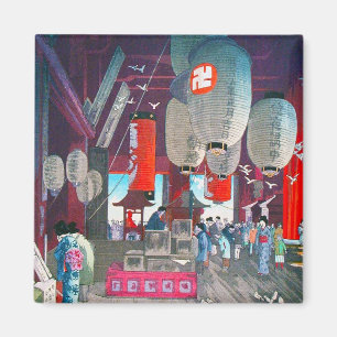 Cool oriental Hasui Kawase japans klassieke art Magneet