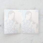 Cool oriental japanese classic geisha lady maiko kaart (Binnen)