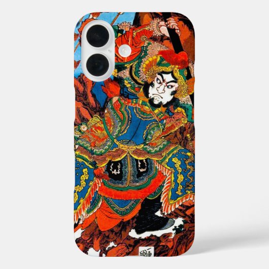 Cool oriental japanese legendarische held Samurai Case-Mate iPhone Case (Achterkant)