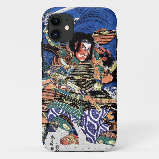 Cool oriental japanese legendarische krijger samur Case-Mate iPhone case (Achterkant)