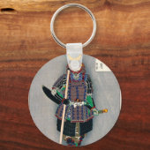 Cool oriental japanese Samurai Warrior Yari Spear Sleutelhanger (Voorkant)