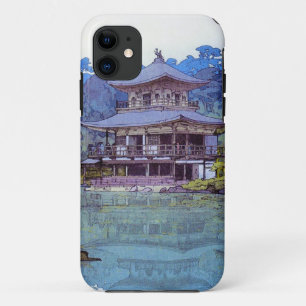 Cool oriental japanese waterverf tempelschilderij iPhone 11 hoesje
