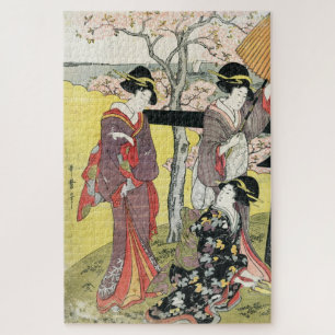 Cool oriental japans klassieker geisha lady maiko legpuzzel