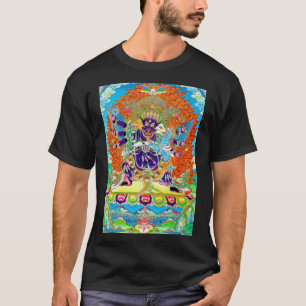 Cool oriental mandala Yamantaka levendige god art T-shirt
