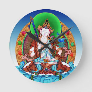 Cool oriental tibetan thangka god tattoo art ronde klok