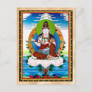 Cool oriental tibetan thangka Mahacakravajra Briefkaart