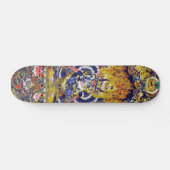 Cool oriental tibethan mandala Yamantaka doodgod Skateboard (Horizontaal)