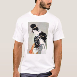 Cool Oriental Traditional Geisha art T-shirt