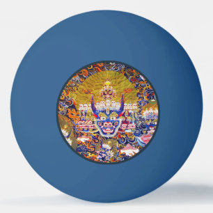 Cool orientale mandala thangka Yamantaka god Pingpongballen