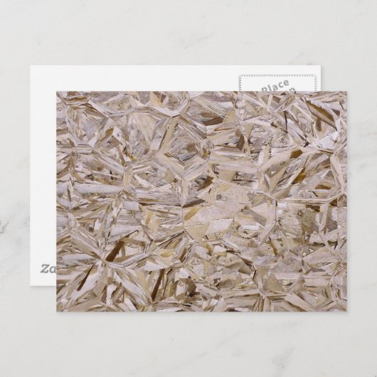 Cool OSB Construction Plywood Texture Print Briefkaart (Voorkant / Achterkant)