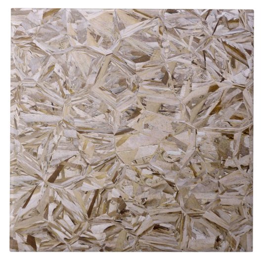 Cool OSB Construction Plywood Texture Print Tegeltje (Voorkant)