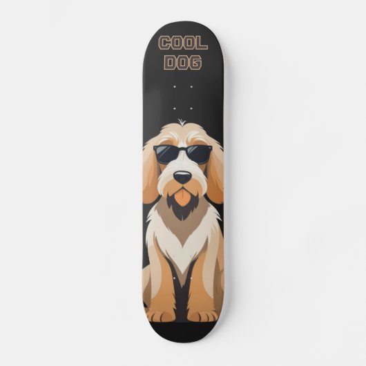 Cool Otterhound with Sunnies Skateboard (Voorkant)