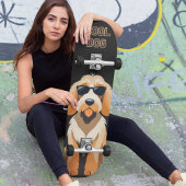Cool Otterhound with Sunnies Skateboard