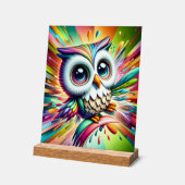 Cool Owl Acryl Bord (Hoek)