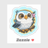 cool owl sticker (Vel)