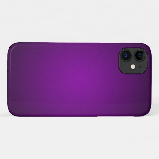 Cool Paars-Black Grainy Vignette Case-Mate iPhone Case (Achterkant (horizontaal))