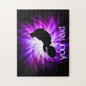 Cool Paarse Dirt Bike Legpuzzel (Verticaal)