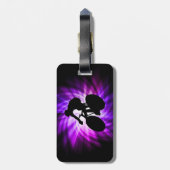 Cool Paarse Fietsen Bagagelabel (Achterkant verticaal)