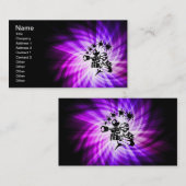 Cool Paarse Paintball Visitekaartje (Voorkant / Achterkant)